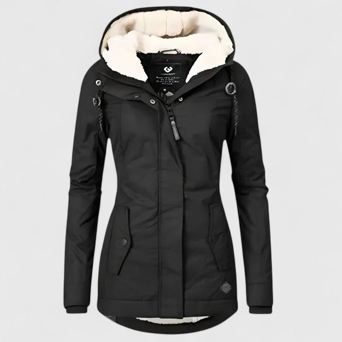 Seravia™ Wasserdichte Winterjacke mit Kapuze