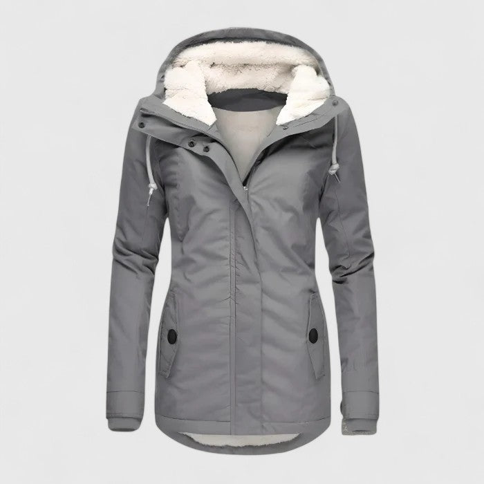 Seravia™ Wasserdichte Winterjacke mit Kapuze