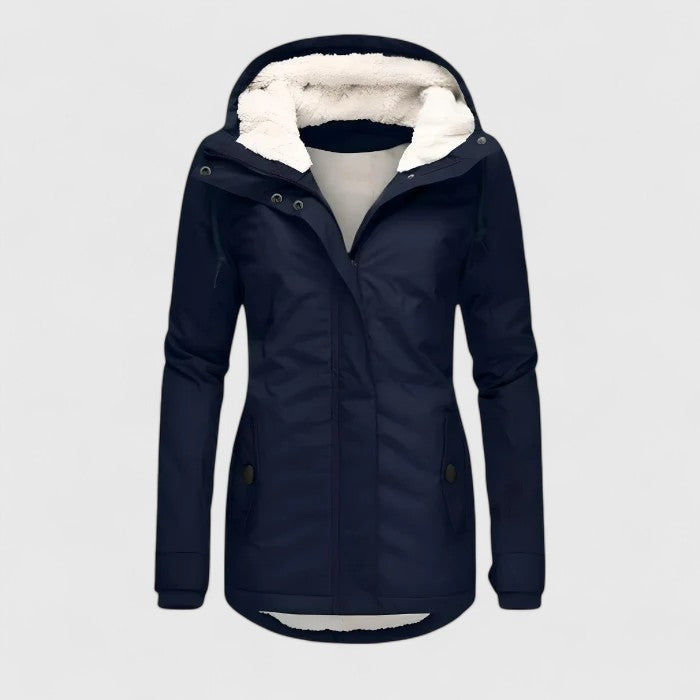 Seravia™ Wasserdichte Winterjacke mit Kapuze