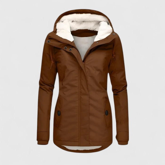 Seravia™  Wasserdichte Winterjacke mit Kapuze
