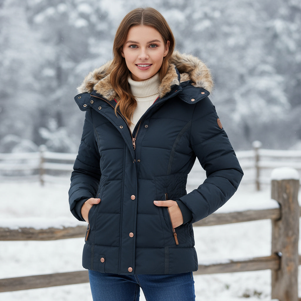 AUDREY™ Warme Damen Winterjacke
